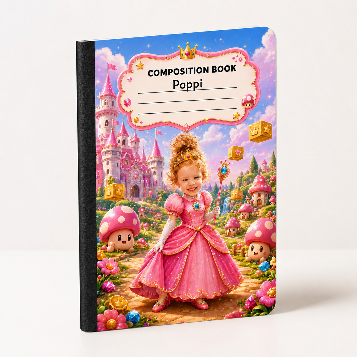 Personalized Photo Composition Notebook