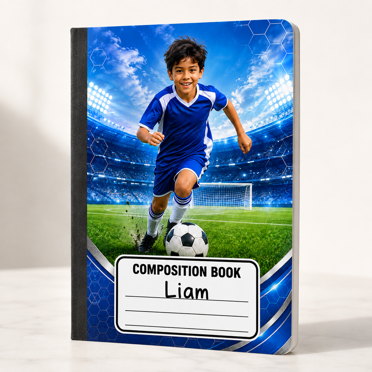 Personalized Photo Composition Notebook